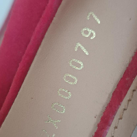 Sapato Salvatore Ferragamo Suede Vermelha - 37