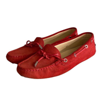 Sapato Tod's Mocassim Suede Vermelho - 36