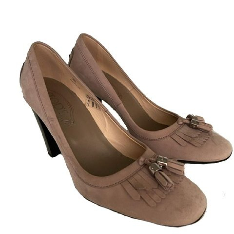 Scarpin Tod´s em Suede Bege - 36 Scarpin Tod´s em Suede Bege - 36