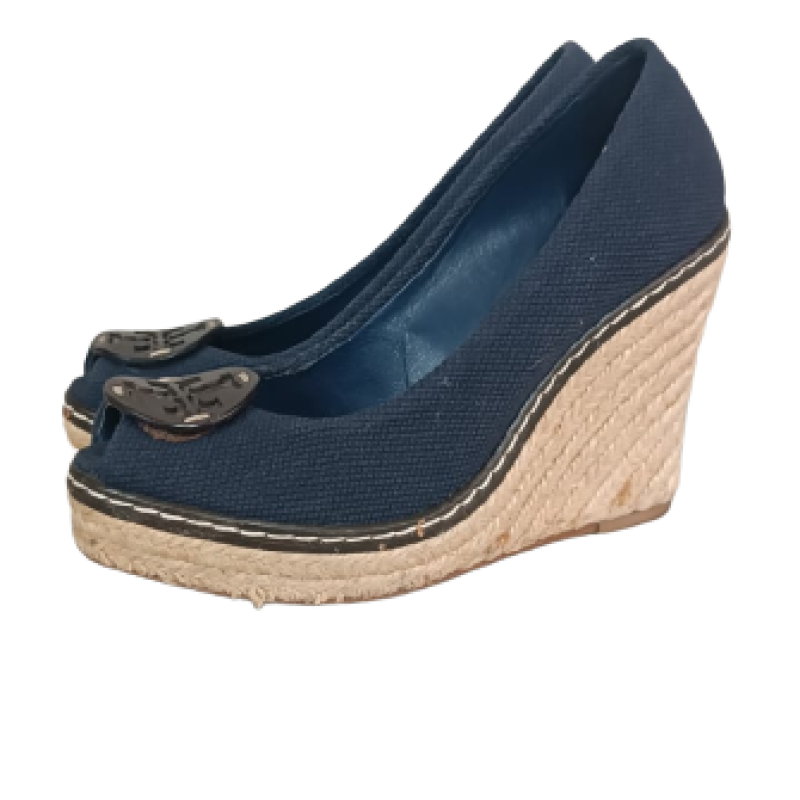 Anabela Tory Burch Azul Marinho - 37 Anabela Tory Burch Azul Marinho - 37