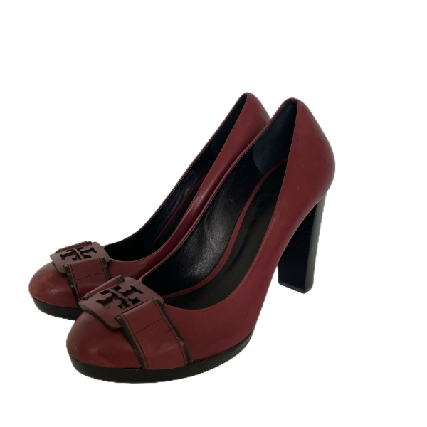 Sapato Tory Burch Pump Couro Vinho