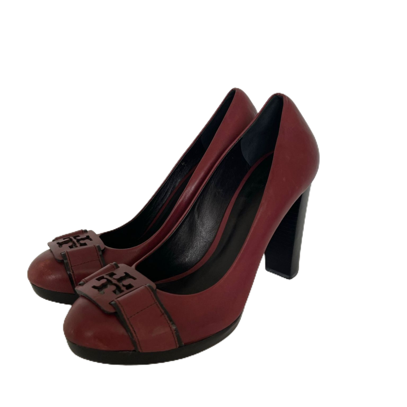 Sapato Tory Burch Pump Couro Vinho
