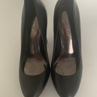 Sapato Coach Pump Couro Preto