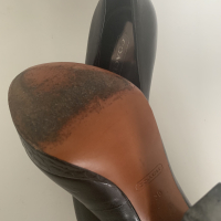 Sapato Coach Pump Couro Preto