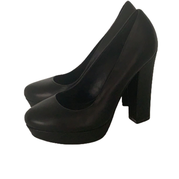 Sapato Coach Pump Couro Preto - 35