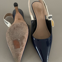 Scarpin Christian Dior J'adior Verniz Azul 35