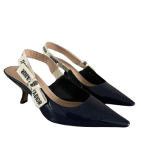 Scarpin Christian Dior J'adior Verniz Azul 35