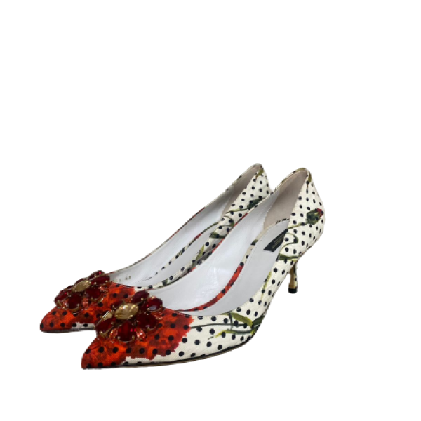 Scarpin Dolce &amp; Gabbana Pedraria Flores-39