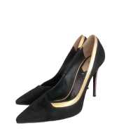 Scarpin Fendi Preto Suede-35