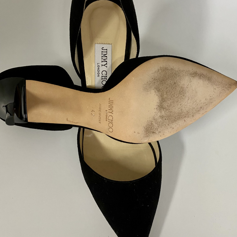 Scarpin Jimmy Choo Addison Suede Preto