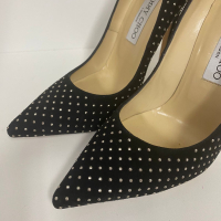Scarpin Jimmy Choo Embellished Suede Preto-36