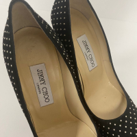 Scarpin Jimmy Choo Embellished Suede Preto-36
