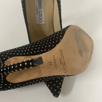 Scarpin Jimmy Choo Embellished Suede Preto-36