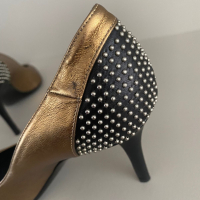 Scarpin Versace Dourado Embellished - Nunca Usado 36