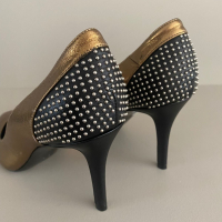 Scarpin Versace Dourado Embellished - Nunca Usado 36