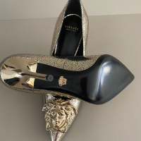 Scarpin Versace Dourado - 36