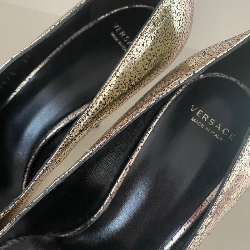 Scarpin Versace Dourado - 36