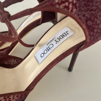 Scarpin Jimmy Choo Suede Marsala