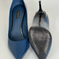 Scarpin Louis Vuitton Azul Petróleo