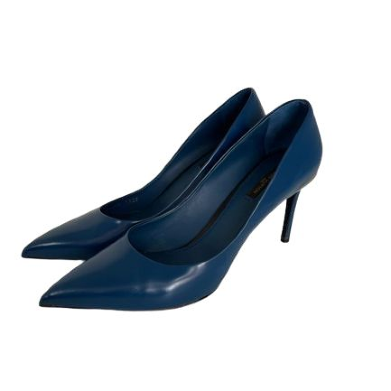 Scarpin Louis Vuitton Azul Petróleo