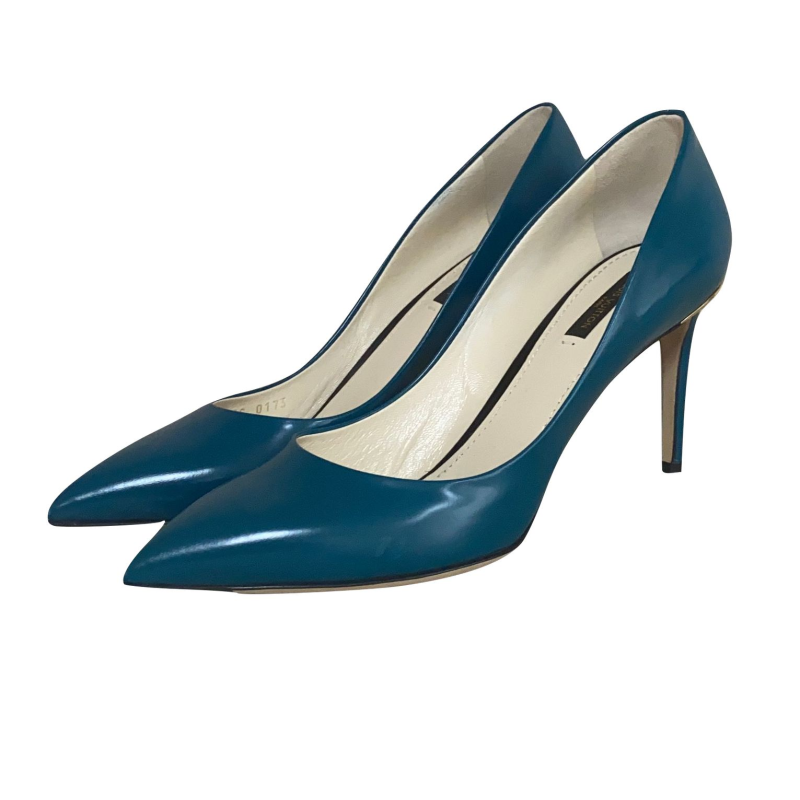 Scarpin Louis Vuitton Verde Nunca usado - 40