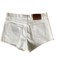 Shorts Gucci Jeans Branco Pedraria-40