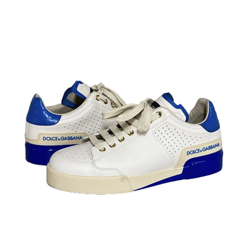 Sneakers Dolce & Gabbana Portofino Couro Branco - 38 Sneakers Dolce & Gabbana Portofino Couro Branco - 38
