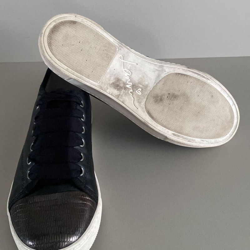 Sneakers Lanvin Preto Cap Toe Embellished-35