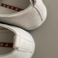 Tênis Prada em Couro Branco-34