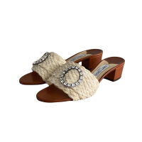 Tamanco Jimmy Choo Palha Cristal - 38