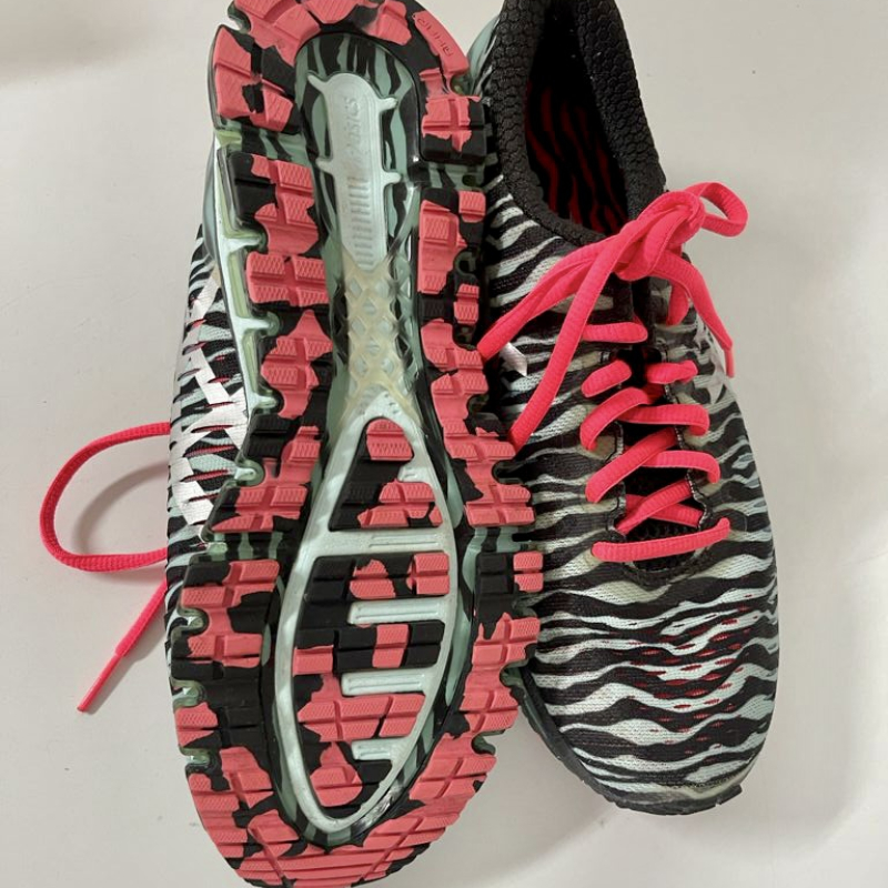Tênis Asics Gel Quantum 360 Zebra / Lightning / Blue Light Feminino Tênis Asics Gel Quantum 360 Zebra / Lightning / Blue Light Feminino