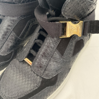 Sneaker Boot Louis Vuitton Python Preta 34