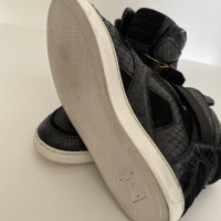 Sneaker Boot Louis Vuitton Python Preta 34