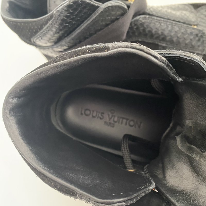 Sneaker Boot Louis Vuitton Python Preta - 34