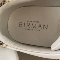 Tênis Alexandre Birman Branco/ Pele de cobra 38