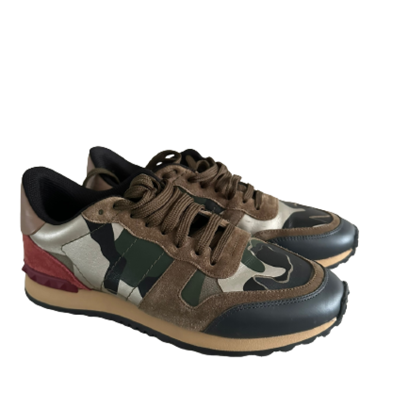 Tênis Valentino Garavani Rockrunner Camuflado - 37 Tênis Valentino Garavani Rockrunner Camuflado - 37