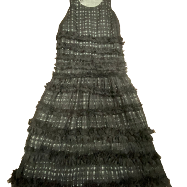 Vestido Aqua Preto-PP Vestido Aqua Preto-PP