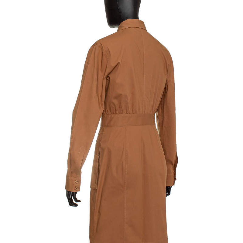 Vestido Bottega Veneta Caramelo - 40