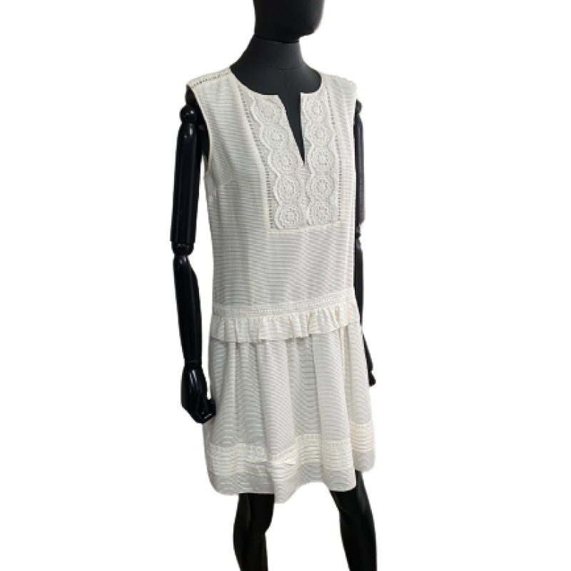 Vestido Burberry Off-White-40 Vestido Burberry Off-White-40