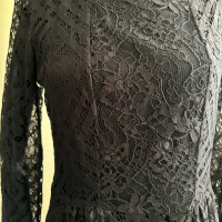 Vestido Burberry Renda Azul-40