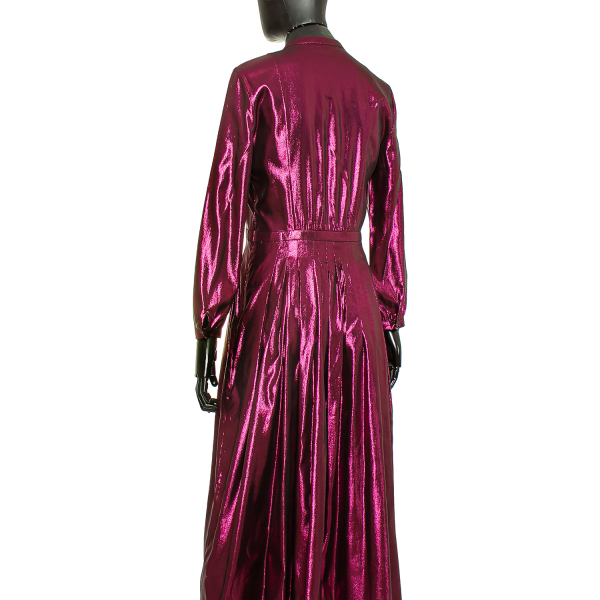 Vestido Burberry Roxo Metalizado - 40 