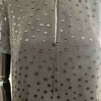 Vestido Burberry Seda Preto-40