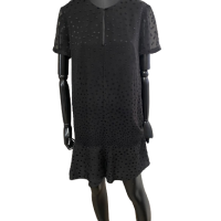 Vestido Burberry Seda Preto-40