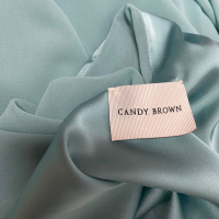 Vestido Candy Brown Azul - Tamanho Único