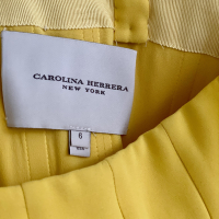 Vestido Carolina Herrera Seda Amarelo
