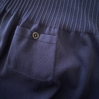 Vestido Chanel Malha Azul Marinho - 40