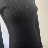 Vestido Chanel Preto Malha Viscose-36