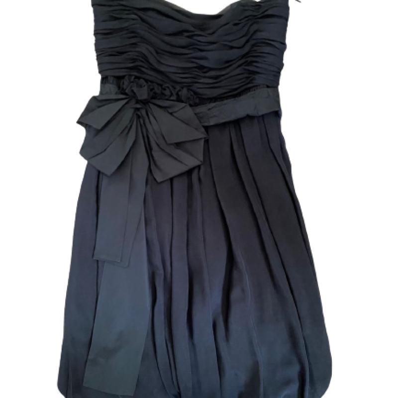 Vestido Chloé Preto-38 Vestido Chloé Preto-38