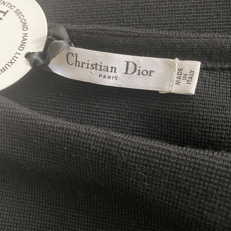 Vestido Christian Dior Lã Preto