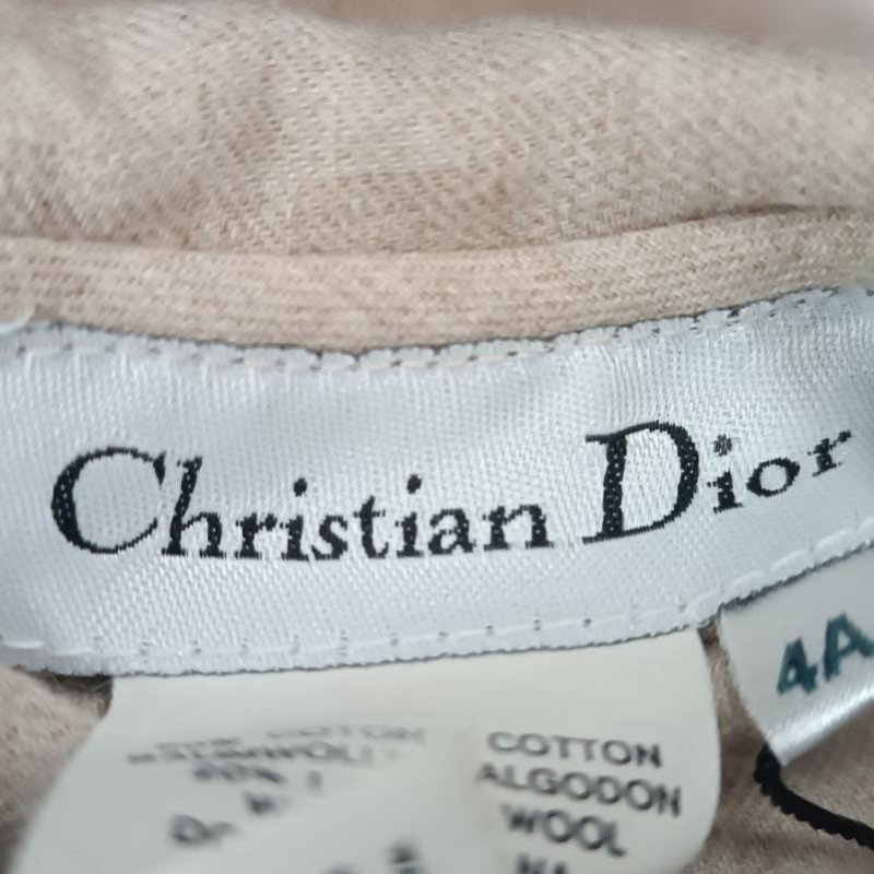Vestido Christian Dior Manga Longa Infantil 4A
